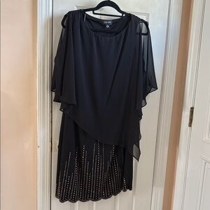 Xscape Black and Silver Dress